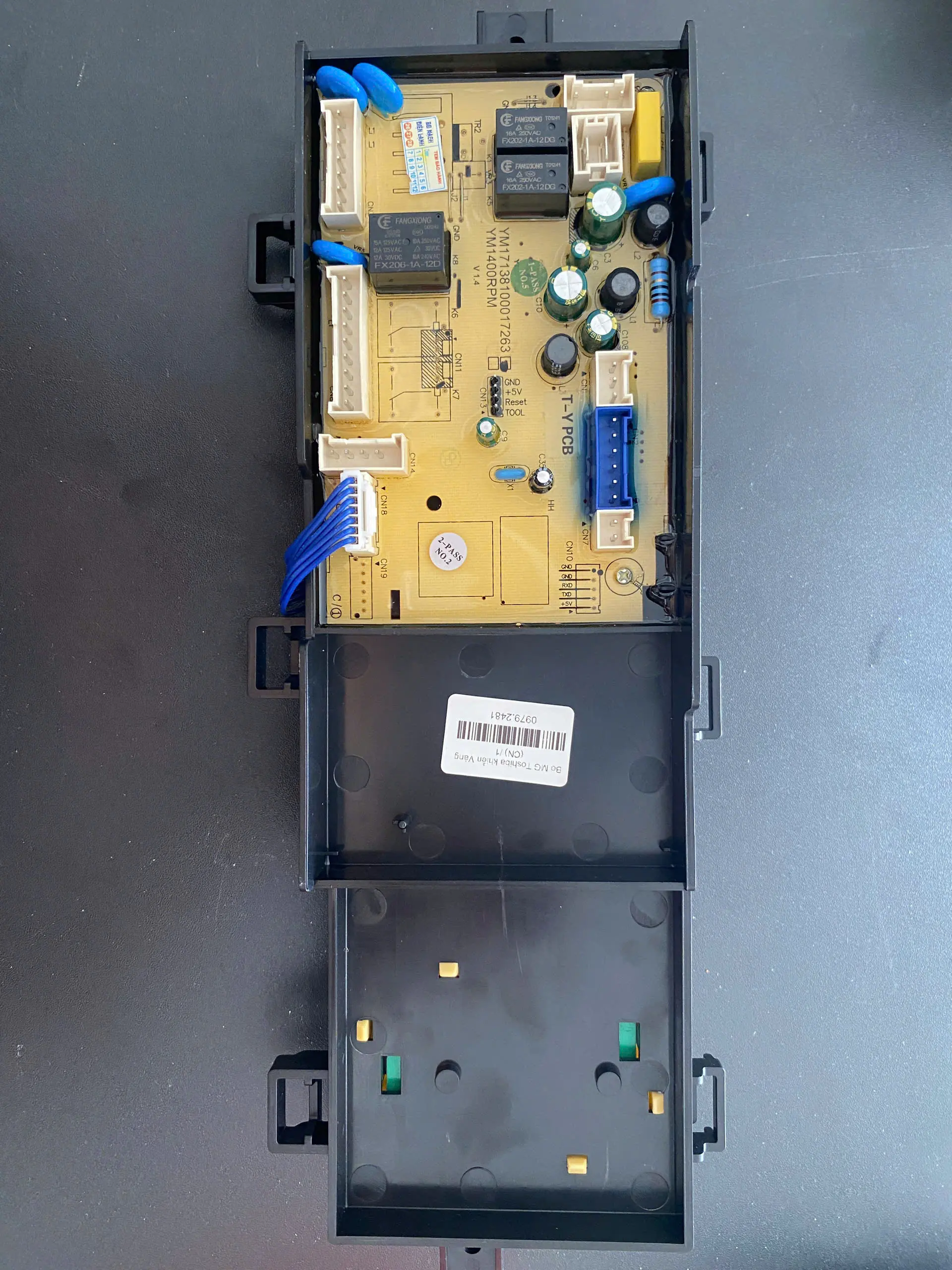 Bo Mạch Máy Giặt TOSHIBA Phím Cơ Model TW-BK105S2V, TW-BH95S2V, TW-BH85S2V  